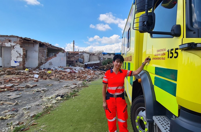 Poděkování Hany Albrechtové, ředitelky ZZS JmK